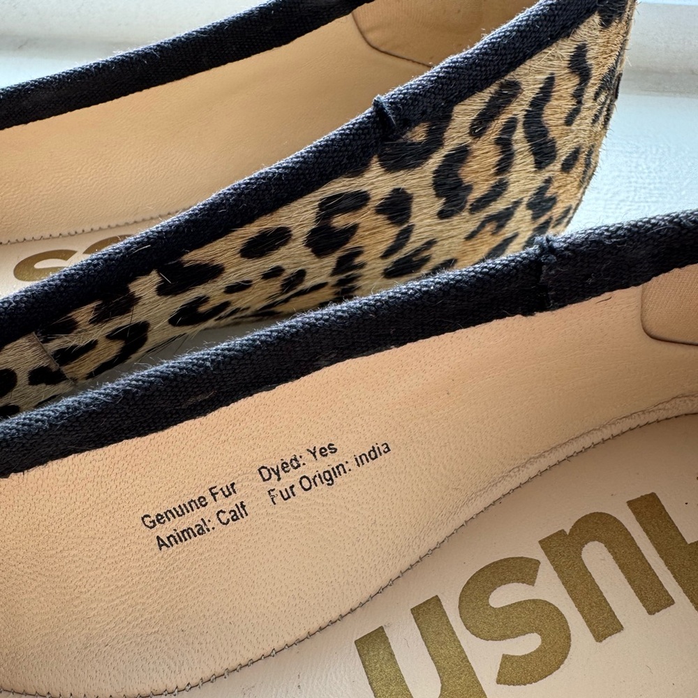 Hush Puppies Leopard Print Flats - Picture 2 of 5